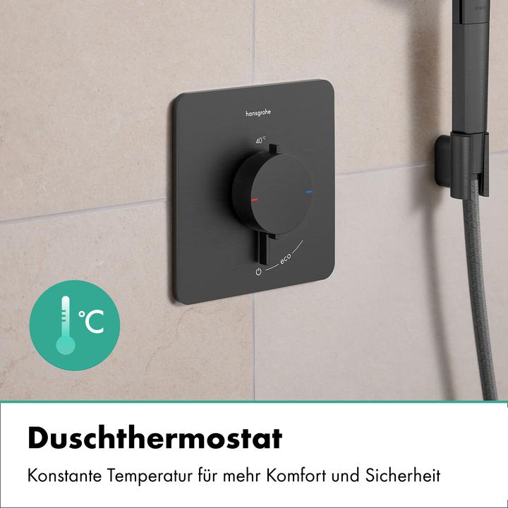 Actual product image hansgrohe Thermostatic Shower and Bathtub Mixer with SafetyStop at 40°C