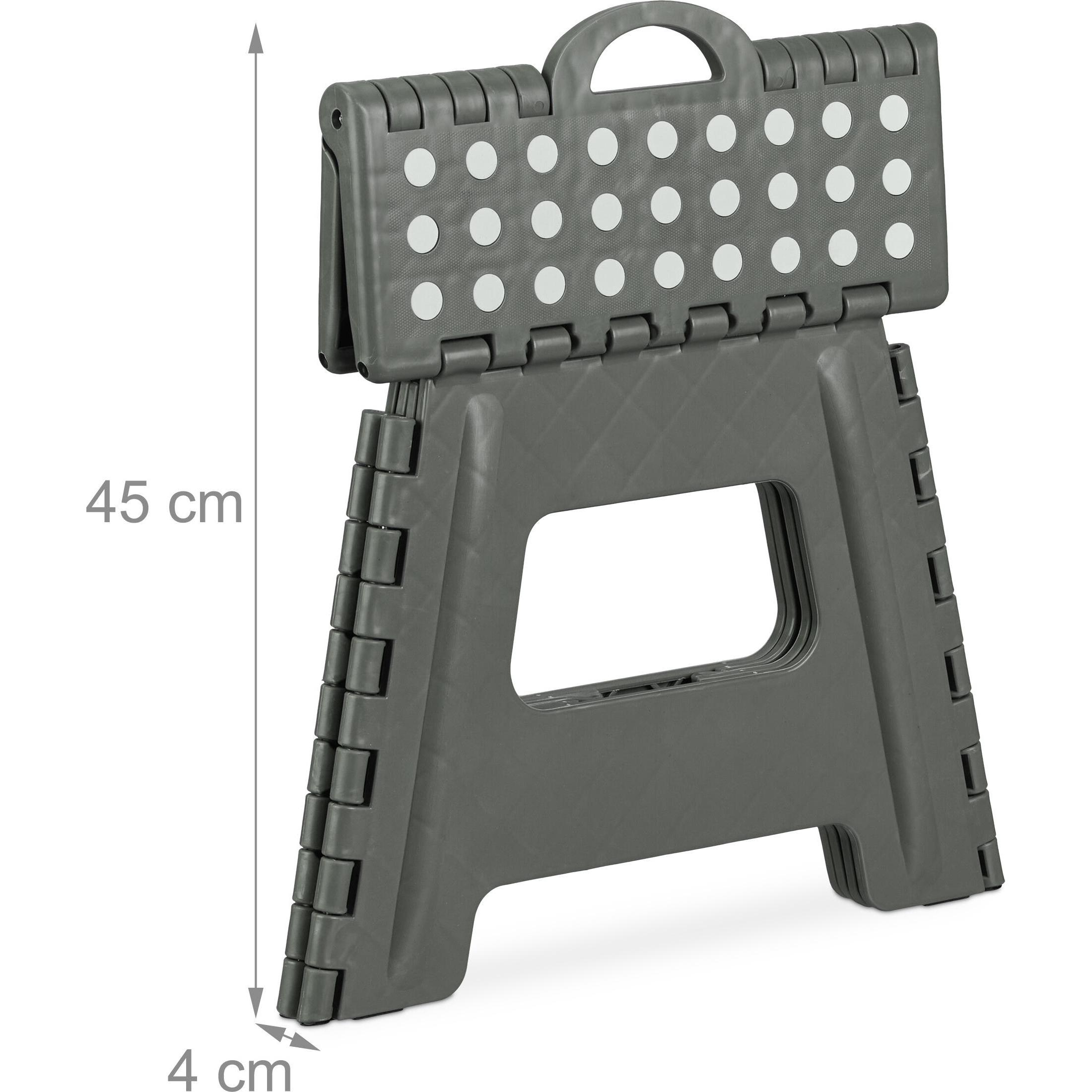 Thumbnail - Relaxdays, Hocker + Pouf, Klapphocker