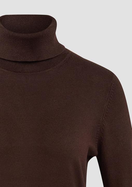 Produktbild S.Oliver Strickpullover Rollkragenpullover aus Viskosemix (44)