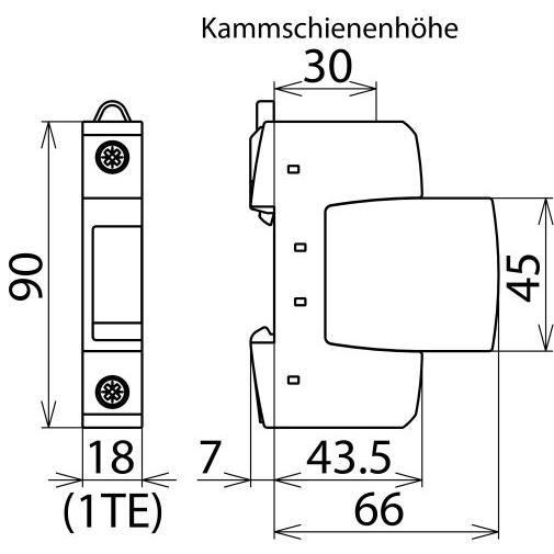 Thumbnail - Dehn, Steckdosenleiste, 952076 Ableiter sobretensiónes dg-s-600 (1 x)