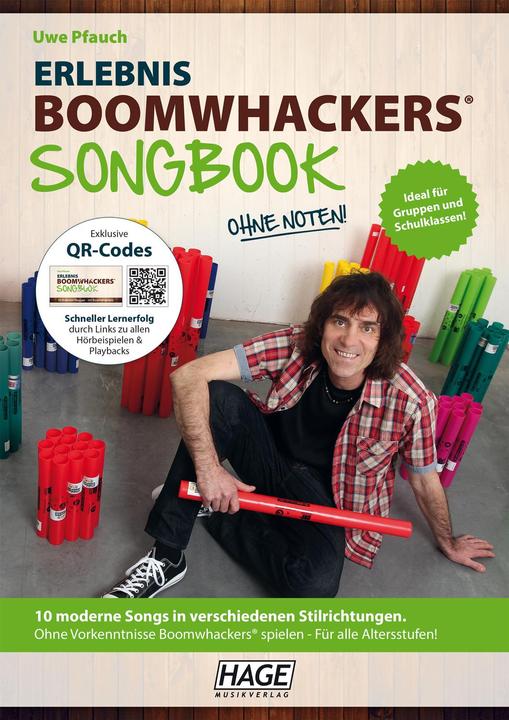 Produktbild Erlebnis Boomwhackers® Songbook (mit MP3-CD) (Deutsch, Uwe Pfauch, 2017)