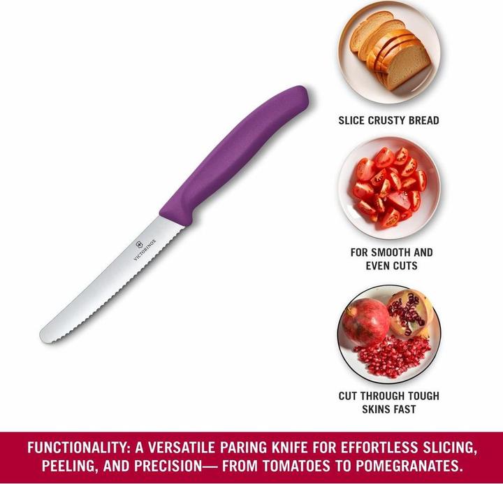 Produktbild Victorinox Tomaten & Tafelmess.11cm W.vio (11 cm)