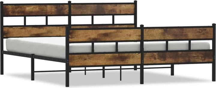 Actual product image VidaXL Bed frame Bed single bed without mattress 90x200 cm wood-based material (90 x 200 cm)