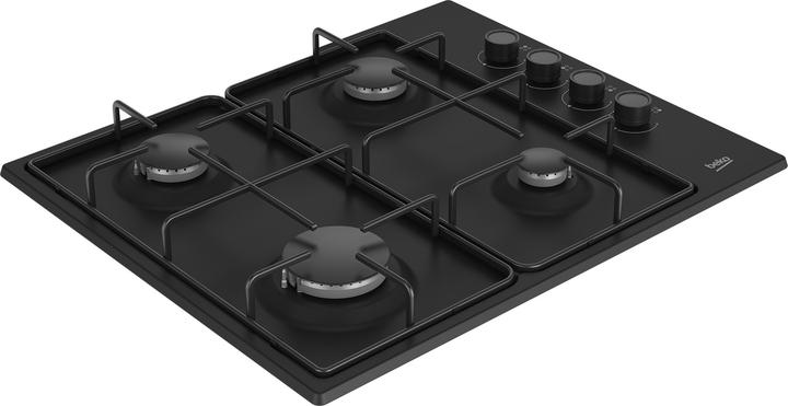 Produktbild Beko HIBG64120SB Kochfeld Integriert Gaskochfeld 4 Zone(n)