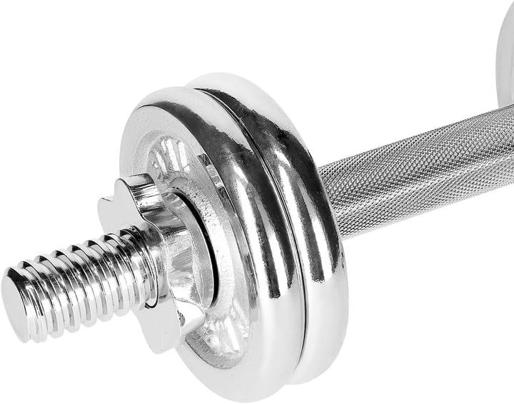 Actual product image HMS Chrome dumbbells in case STC15 (2 x 7 5 kg) (2 x 7.5 kg)