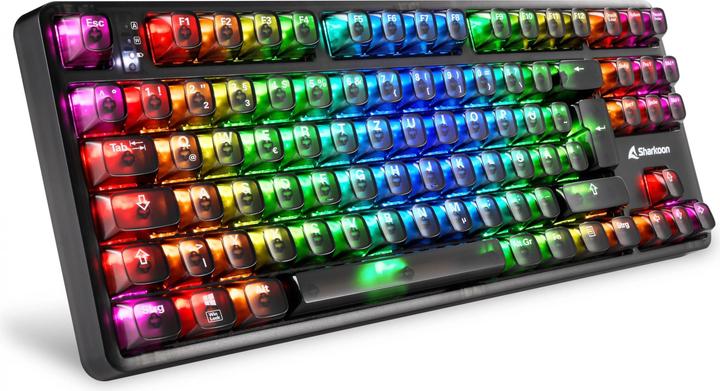 Produktbild Sharkoon SKILLER SGK70W DE black (DE, Kabelgebunden, Kabellos)