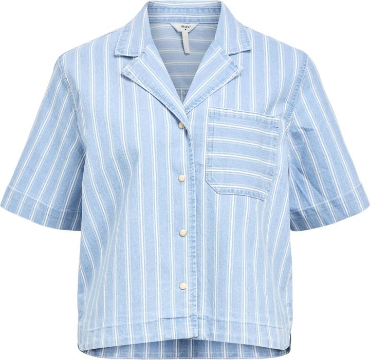 Produktbild Object Streifen Jeanshemd (XL)
