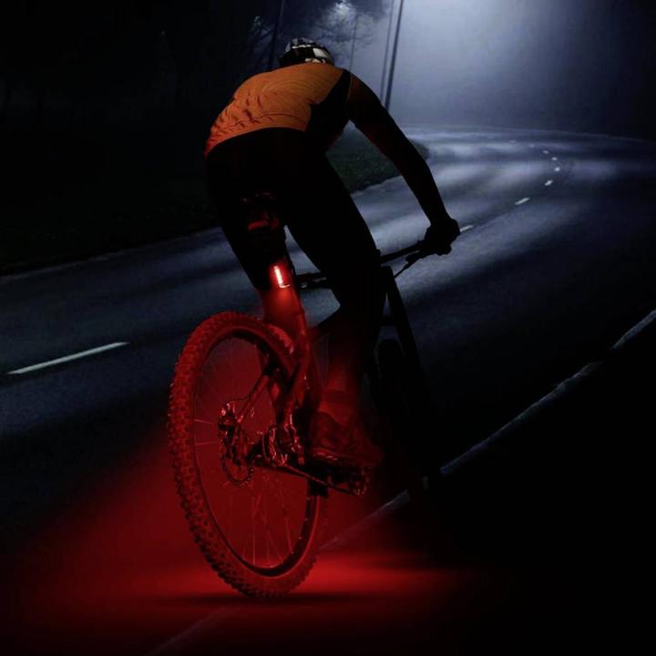 Productafbeelding Fischer Fiets LED oplaadbaar achterlicht PLUS TWIN STOP van aluminium, met bodemverlichting, automatische