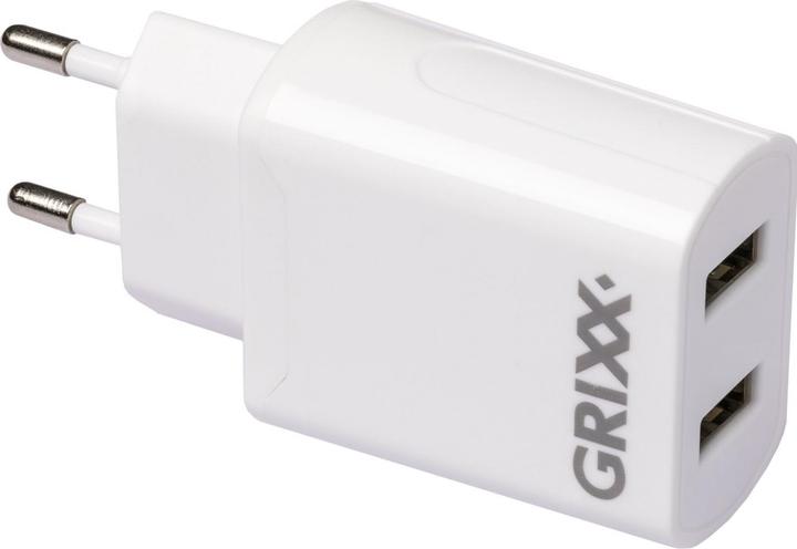 Image du produit Grixx Chargeur USB Dual Universal Optimum (12 W, 2 ports)