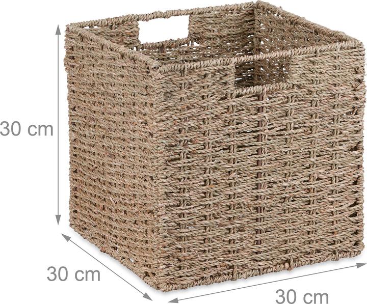 Actual product image Relaxdays Storage basket (1 x, 30 x 30 x 30 cm)