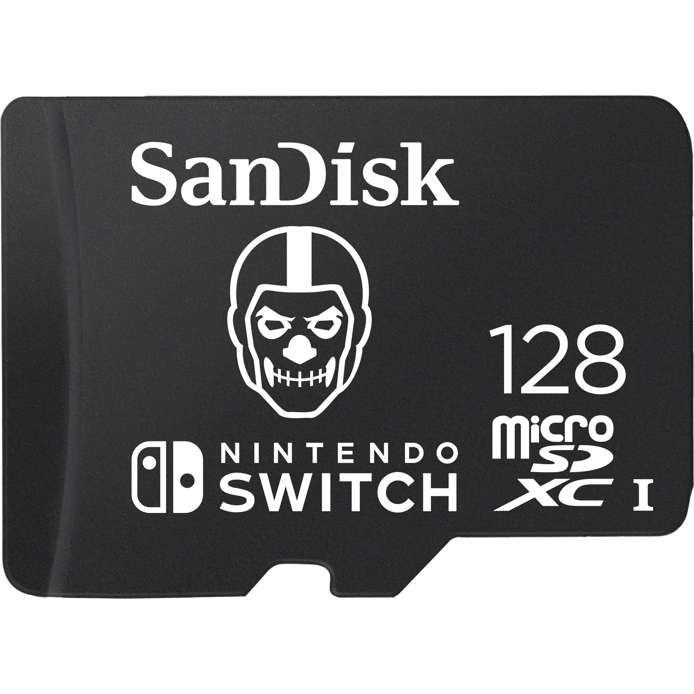 SanDisk Nintendo Switch (128 GB, microSDXC, U3, UHS-I), Speicherkarte, Schwarz