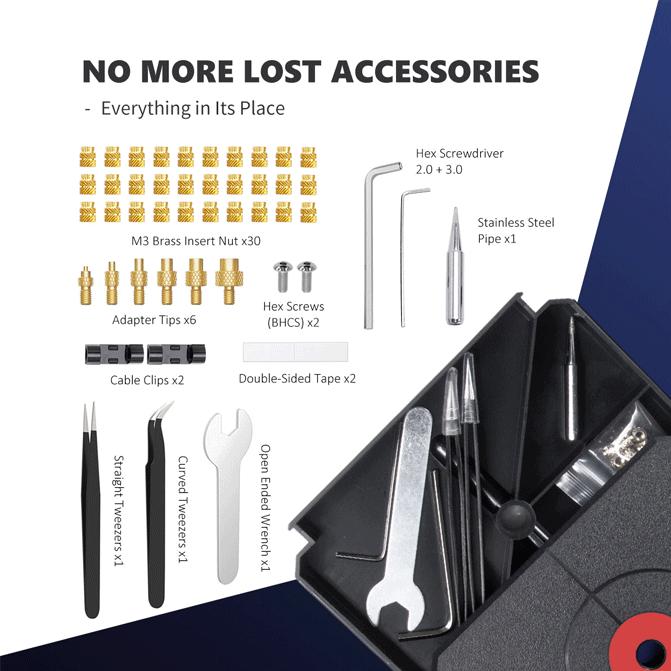 Actual product image Mintion Nutopress Pro Heat Insert Press Kit (Accessories)