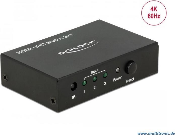 Actual product image Delock HDMI Switch