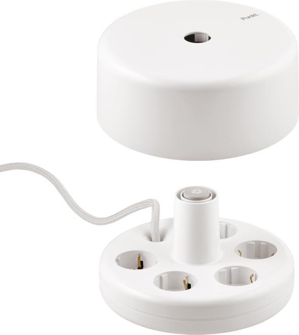 Actual product image Punkt. ES 01 Multiple socket outlet (5 x, 3 m)
