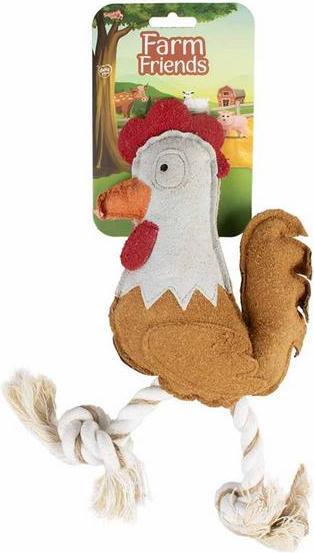 Actual product image Duvoplus Ruby Rooster Farm Friend (Plush toy dog)