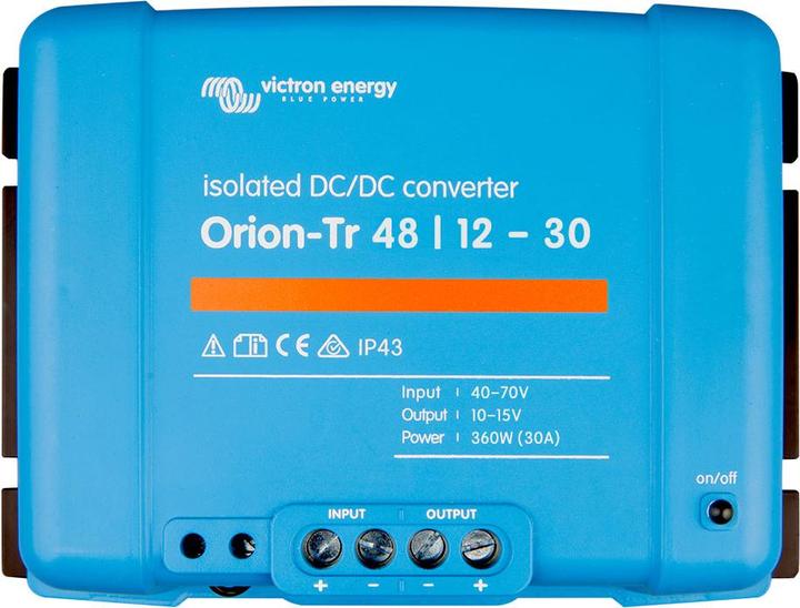 Immagine prodotto Victron Energy Orion-Tr 48/12-30A (360W) - isolato