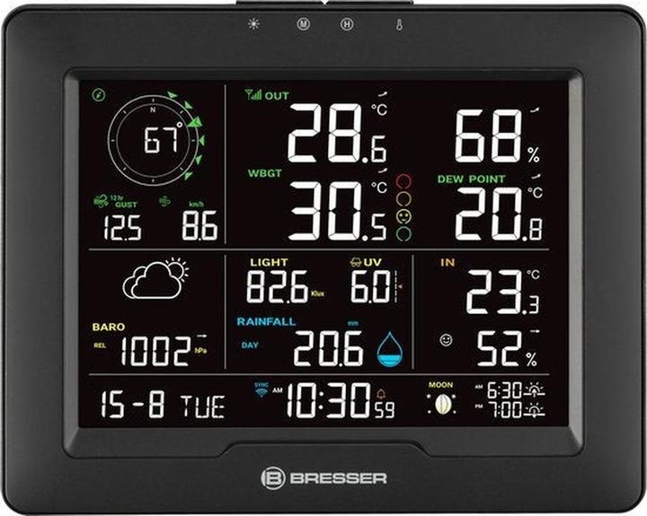 Image du produit Bresser Weerstation - Sahara TB - 8-in-1 - WiFi - Hitte-Index