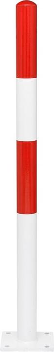 Actual product image Moravia MORION barrier post Ø 76 mm plastic coated red-white, 0 eyelets