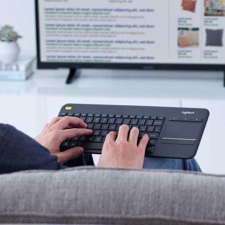 Actual product image Logitech K400 Plus (NL, Wireless)