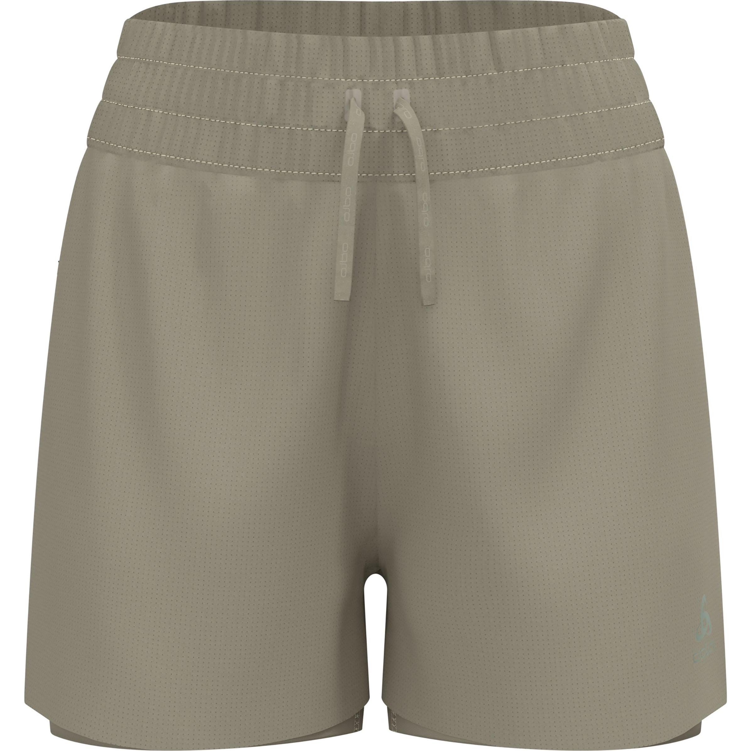 Odlo, Damen, Outdoorhose, Women's Zeroweight 3" 2-In-1 Short (S), Grün, S