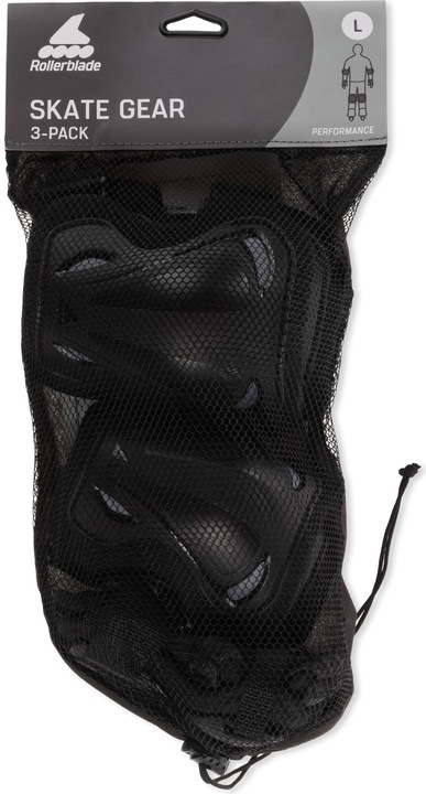 Immagine prodotto Rollerblade Skate Gear Pack (S, Protettori gomito, Protezioni per i polsi, Ginocchiera, Esemplare unico)
