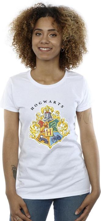 Actual product image Womens/Ladies Hogwarts School Emblem Cotton T-Shirt (XXL)