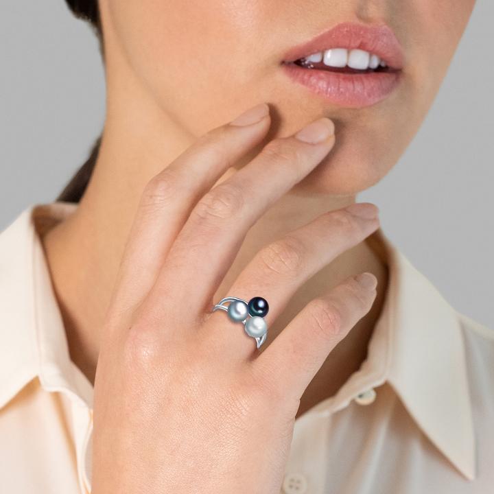 Produktbild Valero Pearls Damen Sterling Silber Süsswasser-Zuchtperle silber - 3958 (50, 925 Silber)
