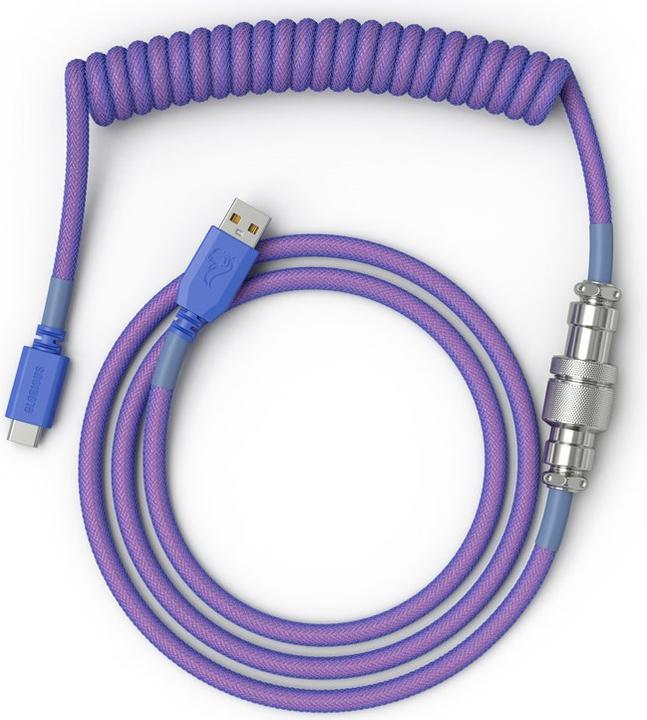 Actual product image Glorious PC Gaming Race Coiled Cable Nebula