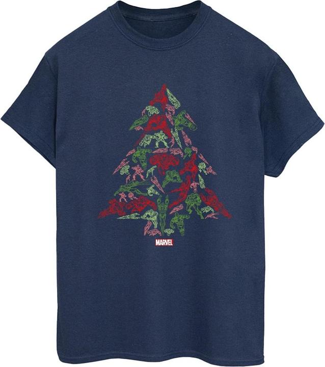Immagine prodotto Avengers Christmas Tree Maglietta Ampia Donna (4XL)