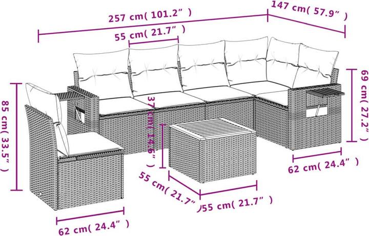 Produktbild vidaXL Kason