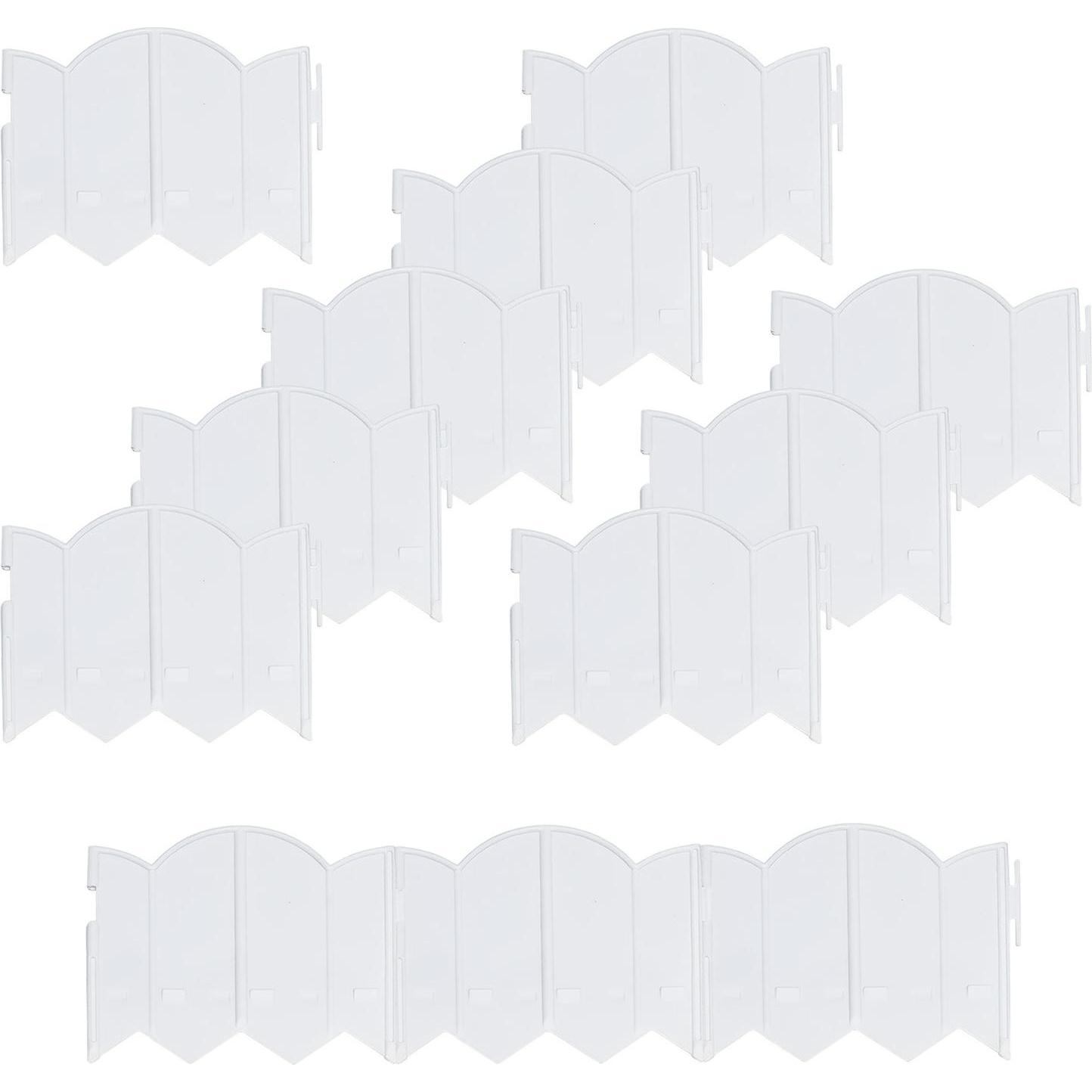 HTI-Living, Rasenkante, Beeteinfassung 750 cm Zierzaun Cloud mit Beleuchtung (756 cm)