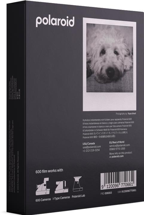 Actual product image Polaroid B&W 600 (Polaroid 600)
