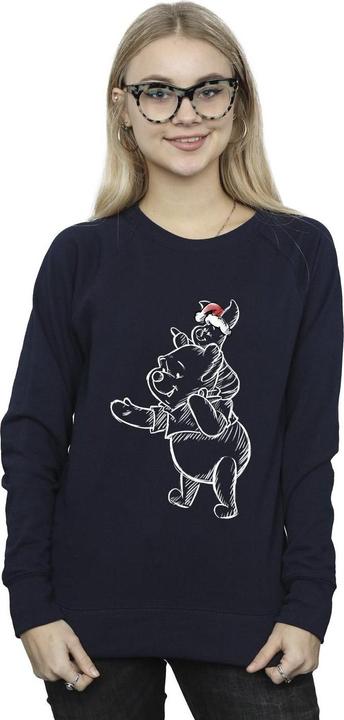 Immagine prodotto Disney Winnie The Pooh Piglet Christmas Felpa Donna (L)