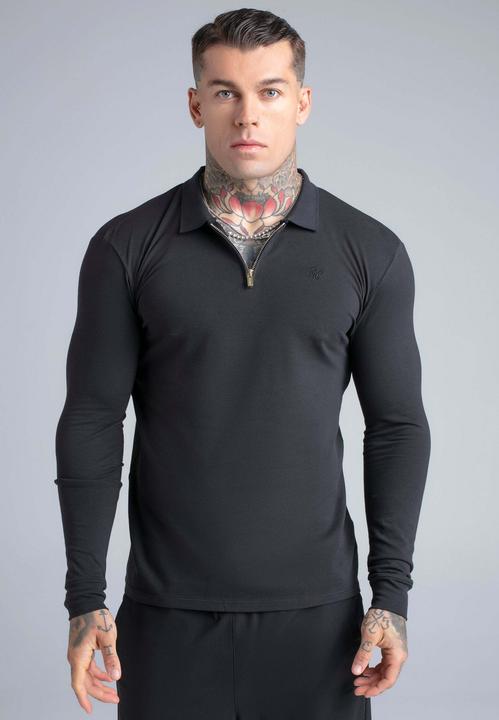 Produktbild Siksilk Langarmpolo Longlseeved Zip (L)
