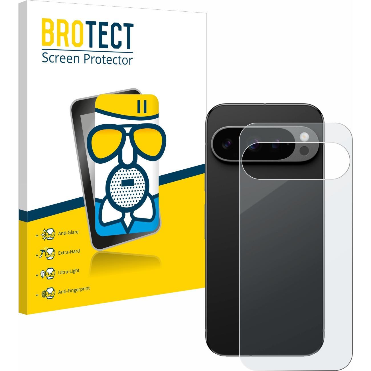 BROTECT Schutzglas Schutzfolie Glas Folie Displayschutz matt (1 Stück, Google Pixel 9 Pro), Smartphone Schutzfolie, Grau