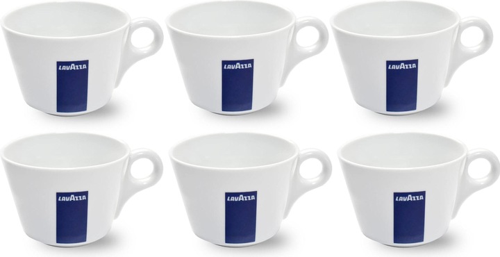 Immagine prodotto Lavazza Tazza Cappuccino America 250 ml, 6 pezzi, Bianco (250 ml, 6 x)