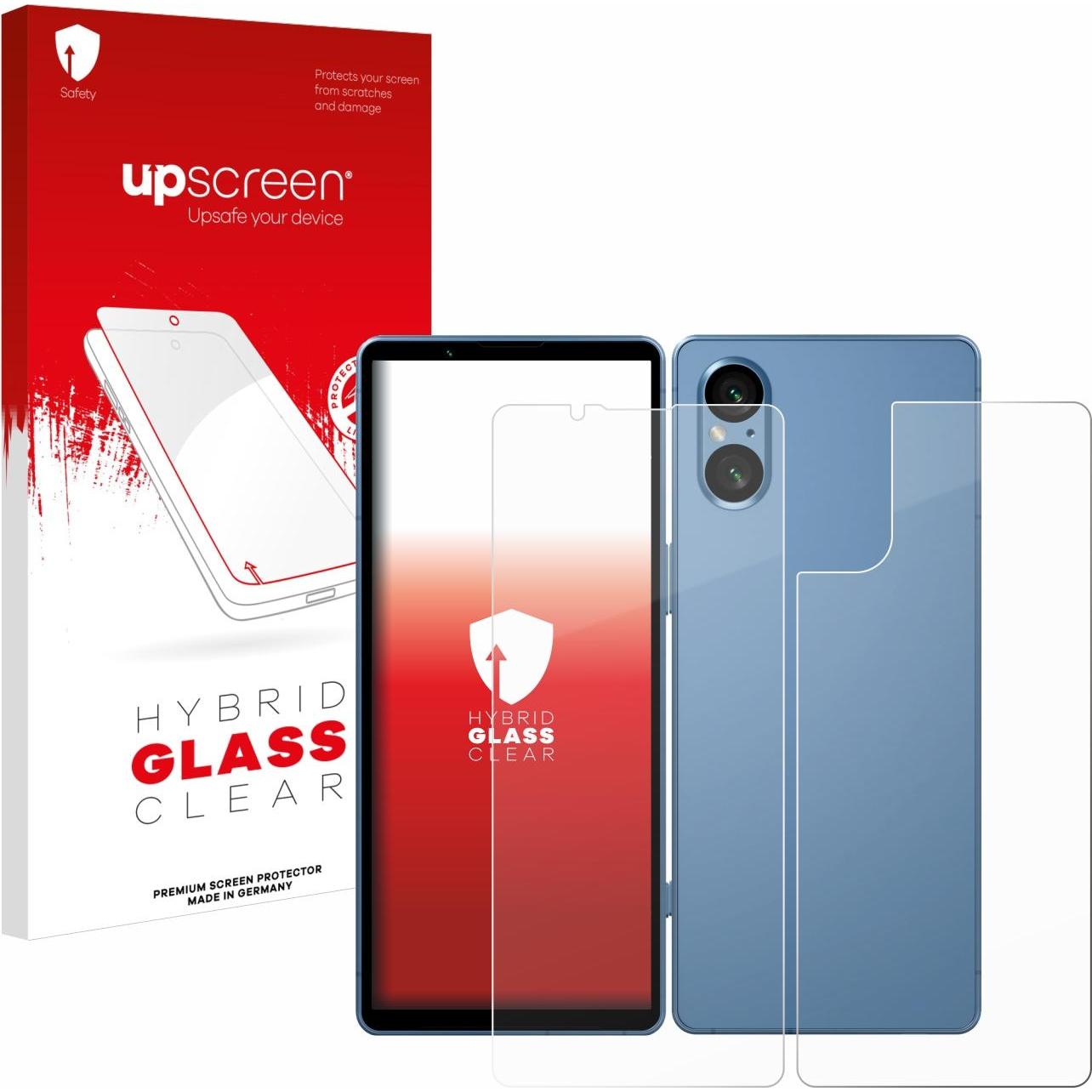 upscreen Scratch Shield Panzerglasfolie (1 Stück, Sony Xperia 5 V), Smartphone Schutzfolie, Transparent