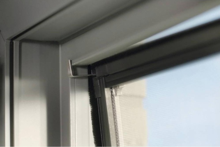Actual product image tesa FALT insect screen for windows, size-adjustable aluminium frame, foldable (140 x 140 cm)