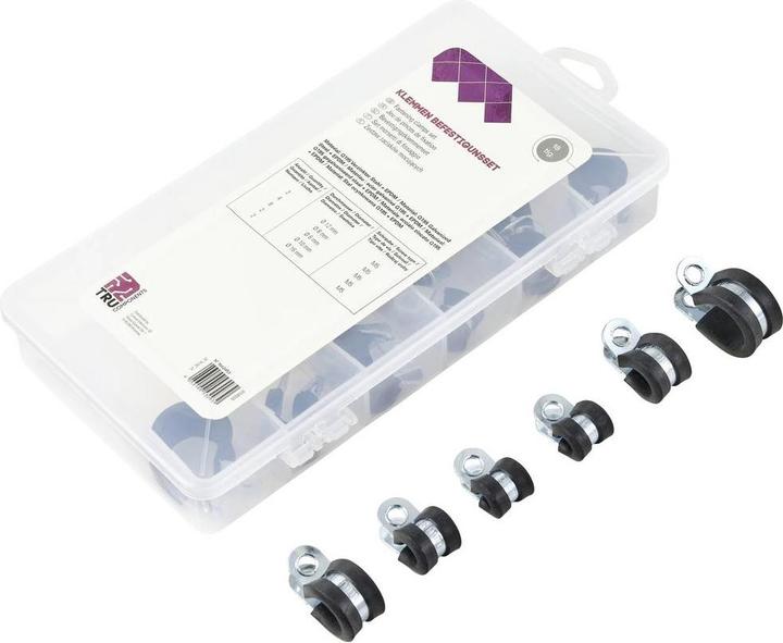Produktbild Tru Components Befestiungsschellen Sortiment, 18 teilig