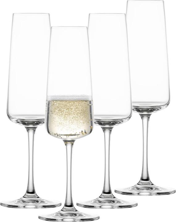 Schott Zwiesel Champagne glass MioVino 7 4 pieces (26 cl, 4 Glasses, Champagne glasses)