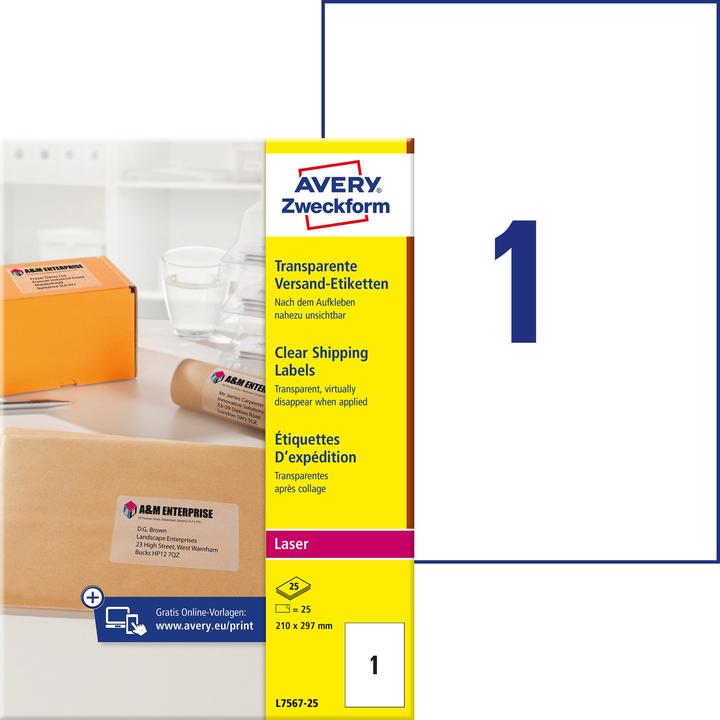 Image du produit Avery Étiquettes d'expédition