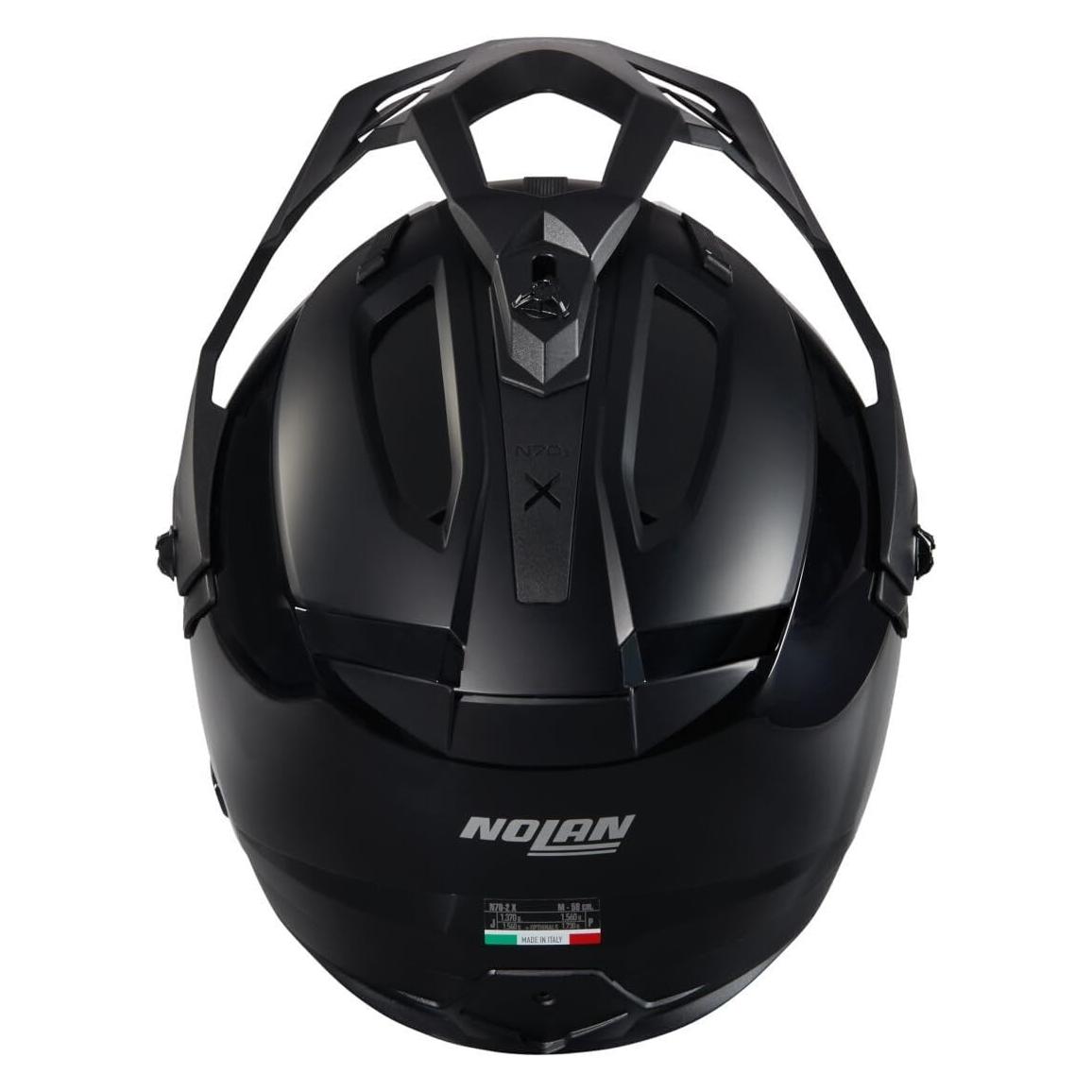 Nolan, Motorhelm, N70-2 X 06 Classico Klapphelm, Schwarz (Xs)