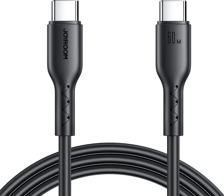 Joyroom Cable Flash Charge USB C to USB-C SA26-CC3 / 60W / 1m (black) (1 m, USB 3.2 Gen 2x2, 60 W)