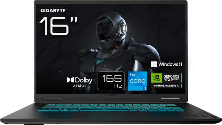 Immagine prodotto Gigabyte A16 16 FHD+ 165HZ/I5-13420H/5050/16GO/512GO/W11 (16", 512 GB, 16 GB, FR, Intel Core i5-13420H)