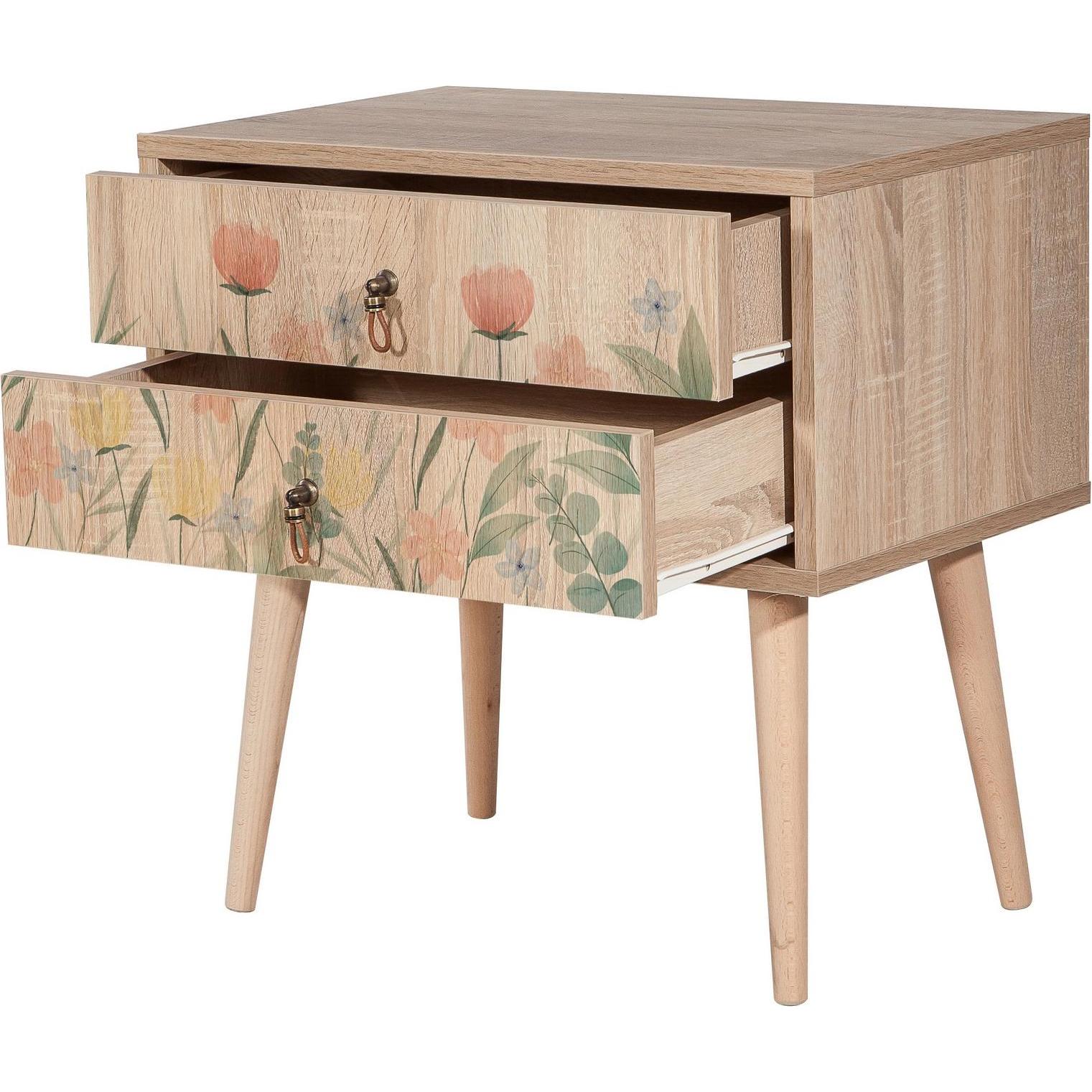 Hanah Home, Nachttisch, Katherine (60 x 40 x 61 cm)