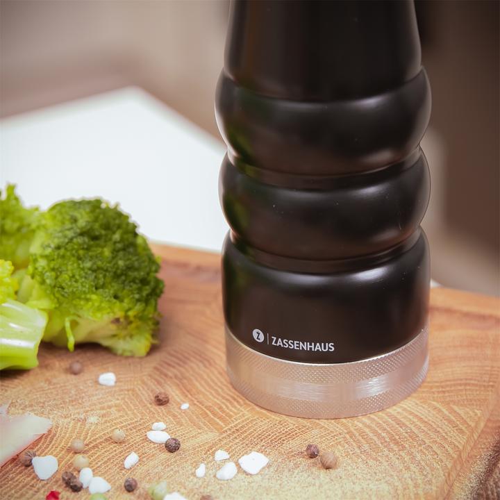 Actual product image Zassenhaus Pepper mill Munich beech wood black / stainless steel (Pepper)