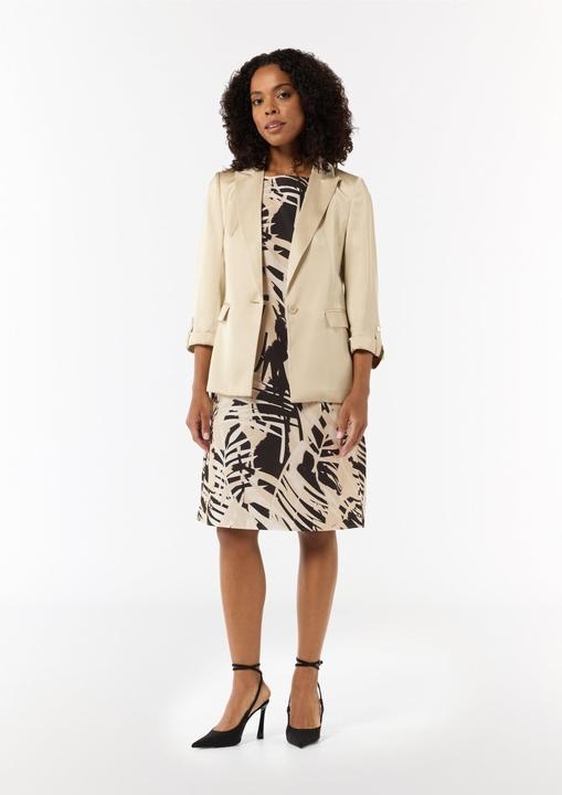 Image du produit Comma Kleid Gemustertes Baumwollkleid im Relaxed Fit (44)