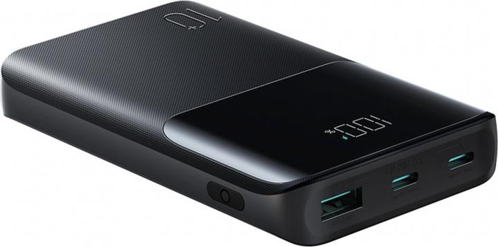 Immagine prodotto Joyroom JR-QP191 Star Series Mini 22.5W Digital Display Fast Charging Power Bank 10000mAh – Black (10000 mAh, 22.50 W, 38.50 Wh)