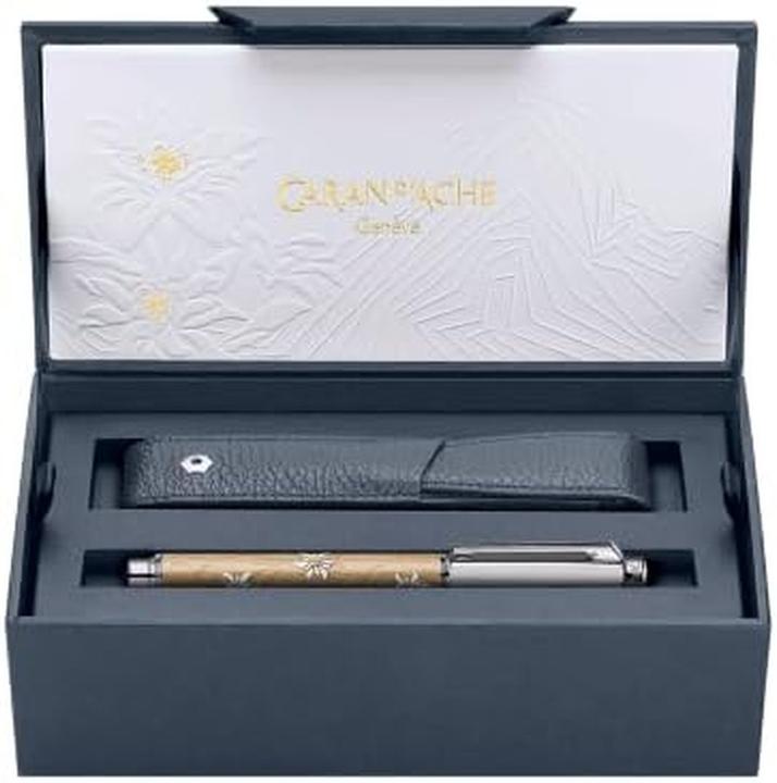 Image du produit Caran d'Ache Caran dAche Varius™ Edelweiss Vulpen – Limited Edition – M (Argent, Blanc, rhodié, 1x)