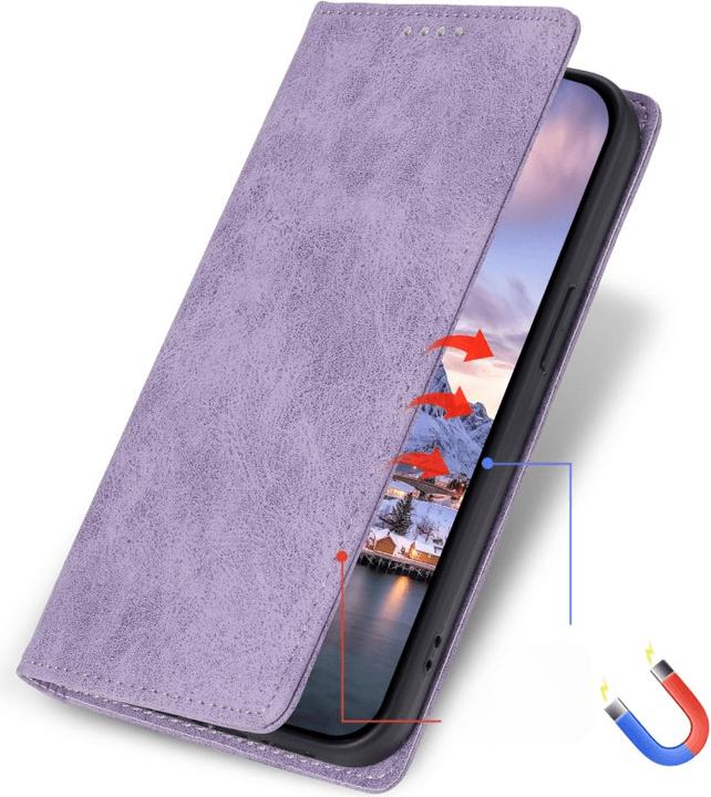 Actual product image Cover-Discount Galaxy S25+ Plus - Flip Case mit RFID Blocker (Samsung Galaxy S25+)